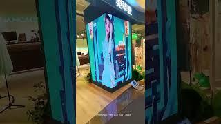 Corner LED display solution #ledvideowall #indoorledscreen #indoorleddisplay