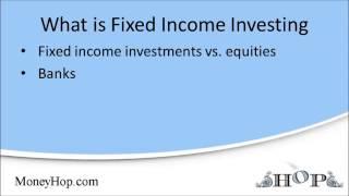 What is "fixed income investing"?