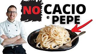 NO Cacio & Pepe, Sfida Vegan ai Romani! RICETTA VELOCISSIMA!