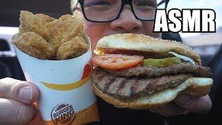 ASMR BURGER KING  *BIG BITES * SOFT SPOKEN (Hôm nay ăn Burger King khoai tây chiên)