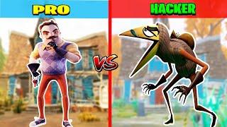 PRO WİLSON DAYI KARGA ADAMA KARŞI  Hello Neighbor 2 vs Hello Guest Challenge