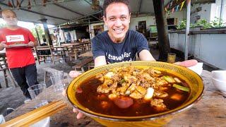 Chinese Street Food - GIANT 4.5 Kg. ROOSTER In BOWL in Chengdu, China! (Part 2)