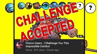 nerf Kenzy who ?. I accepted your challenge. I'M THE REAL GOD OF FRANCO | MLBB