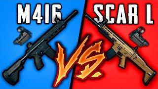 Что Лучше M416 или SCAR-L? Сравнения Штурмовых Винтовок в PUBG (PUBG Mobile)