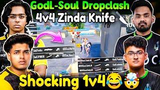 GodLike Soul Drop Clash 4v4 Zinda Pan Knife Shocking 1v4 Soul GodL Banter