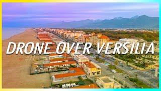 Grand Hotel Royal - Drone over Versilia in Tuscany Italy part 1