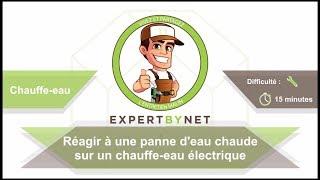 Comment réagir à une panne d'eau chaude sur un chauffe eau électrique ? [Tutoriel]