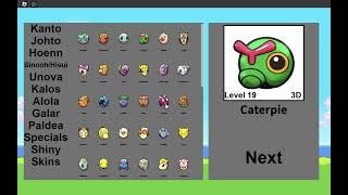 How to get all Kanto pokemons in goofy legends/Advanced monsters