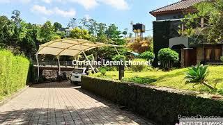 Selling villa in Puncak, Bogor, West Java, with full teak wood building