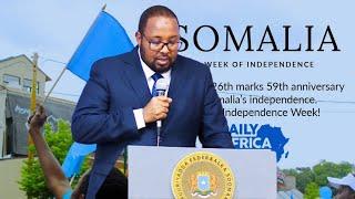 DEG-DEG Madaxweynaha Maamulka SSC-Khaatumo oo Villa Somalia kaga Khudbeeyay 26 June - Hambalyo