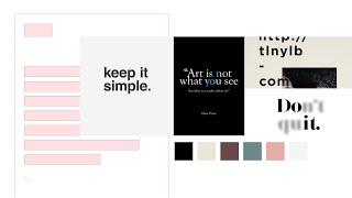 Design with me | How I customize a Squarespace design template