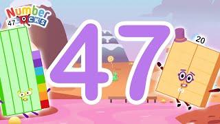 Numberblocks Candy Land Magic Run - Numberblocks Adventure 6 to find 47 |  Number Count Kids Fanmade