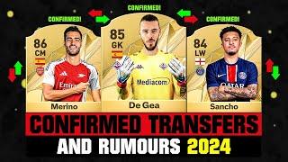 FIFA 25 | NEW CONFIRMED TRANSFERS & RUMOURS!  ft. De Gea, Merino, Sancho... etc