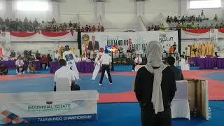 Final Pra Pon Taekwondo U 68 Kg putra
