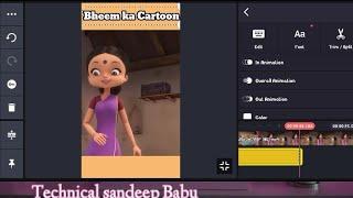 Cortoon short video kaise edit kare kinemaster se | Technical sandeep Babu