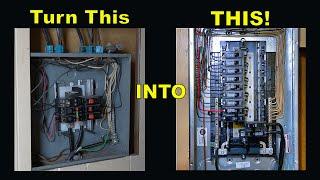  How to Upgrade your Main Breaker Panel.  Step by Step Guide  