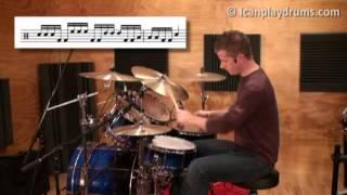 Cool Drum Fill Using 5's - Icanplaydrums.com