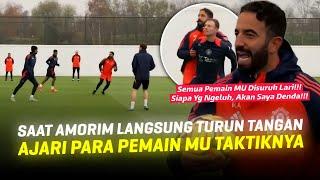 Beda Cara Ngelatihnya Dengan Ten Hag!! Lihat Reaksi Para Pemain MU, Saat Dilatih Dengan Ruben Amorim