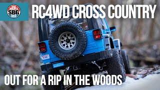 RC4WD Cross Country Black Rock for a run in the Woods