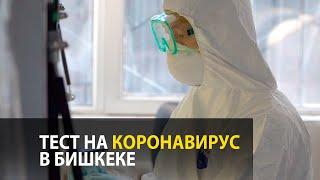 Как проводят тесты на коронавирус в Бишкеке?