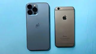 iPhone 6 vs iPhone 13 Pro Max