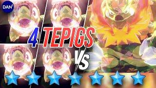 We used 4 TEPIGS to beat the 7 Star Emboar Tera Raid • Pokémon Scarlet & Violet