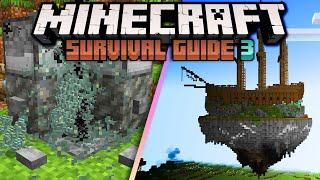 Island Progress & Glow Lichen Farm! ▫ Minecraft Survival Guide S3 ▫ Tutorial Let's Play [Ep.84]