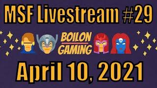 Boilon's MSF Live Stream #29 - Sat Apr 10 - Falcon & Winter Soldier Crapfest / DD4 City & More!