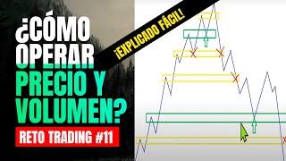 [RETO 11 Trading ] ¿Cómo operamos precio y volumen en Intradía? *PRINCIPIANTES*  ▶️ Curso 2024