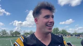 How is Cade McNamara feeling halfway through fall camp? Iowa football's QB1 shares insight