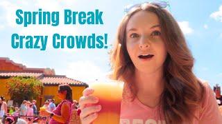 How to survive Spring Break Crowds at Disney World! Making the most of the crazy crowds in Epcot