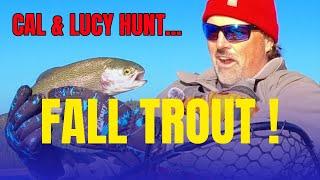 Fall Trout Hunt At A Mountain Lake