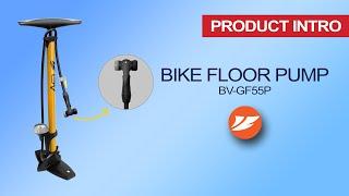 BV Bike Pump With Gauge and Twin Valve | BV-GF55P | Product Intro