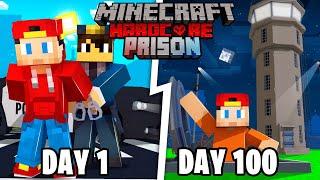 I Spent 100 Days in Max Security Minecraft Prison... Here's What Happened