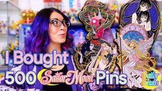 I Bought Over 500 Sailor Moon Pins Pt 1 - My HUGE Enamel Pin Haul! / ARTIST ALLEY