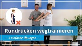 Rundrücken wegtrainieren ️ mit 3 einfachen Übungen