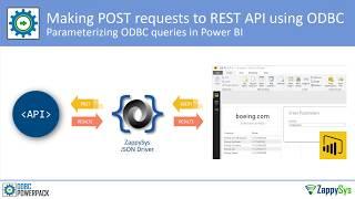 POST data to REST API URL in Power BI - Use JSON / XML ODBC Driver for Web API / Files (Part 6 of 6)