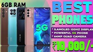 "Top 5 Best 5G Smartphones Under ₹10,000 | Affordable 5G Phones 2024"