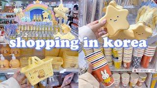 shopping in korea vlog  daiso stationery haul  sanrio, miffy & fashion items?!