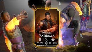 MK Mobile. ONSLAUGHT Jax Briggs Gameplay! The FASTEST Character in MK Mobile!?