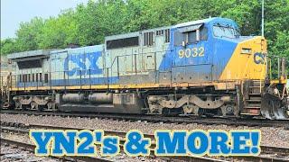 CSX YN2, REBUILDS & MORE FOREIGN POWER TAKEOVER WITH WOW AND RARE CATCHES!