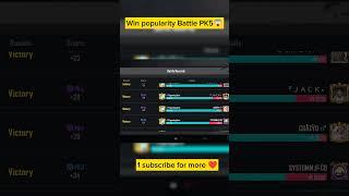 win popularity Battle PK5  #bgmi #krgamingislive @krgamingislive