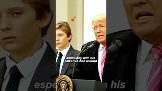 Barron learned from Melania what Trump never taught him#youtubeshorts #shorts #celebrity #trump