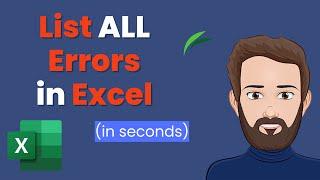 [TIP] List All Errors in Excel (in seconds)