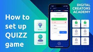 How to set up QUIZZ game at the Andromo Game package.