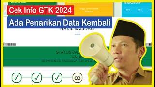 Cek Info GTK 2024 Ada Penarikan Data Kembali