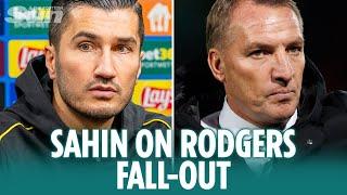 Borussia Dortmund manager Nuri Sahin quizzed on bitter fall-out with Celtic boss Brendan Rodgers