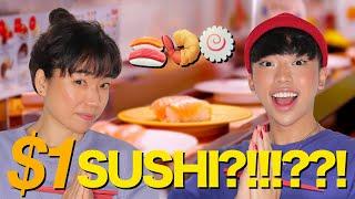 Conveyor Belt Sushi Mukbang | Sushi-Go-Round in Tokyo | worldofxtra