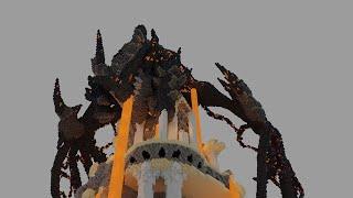 Minecraft - World of Warcrafts Deathwing & Wyrmrest Temple - HD Cinematic + Download by Eternal Dawn