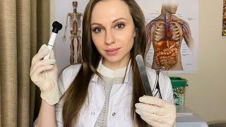 АСМР Полный медицинский осмотр🩺 Ролевая игра Врач‍️ ASMR Medical ExamRolePlay Doctor